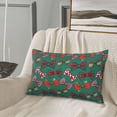 thumbnail image 5 of Haiem Pillowcase for Hair and Skin Queen red and green bow tie Printed Soft Pillowcase with Envelope Closure-14"x20", 5 of 6