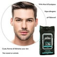 thumbnail image 2 of Men's Cooling Face + Body Cleansing Wipes 60ct One Size, 2 of 6
