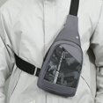 thumbnail image 2 of Xihbxyly Bolso de Hombro, Elegante Mochila Cruzada, Bandolera Ligera Antirrobo, Compañero de Viaje Versátil, Ideal para Ciclismo Al Aire Libre, Esencial de Moda para Hombres y Mujeres., 2 of 7
