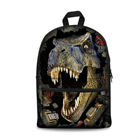 Coloranimal Cool 3d Dinosaur Backpacks Kids School Canvas Book Bag