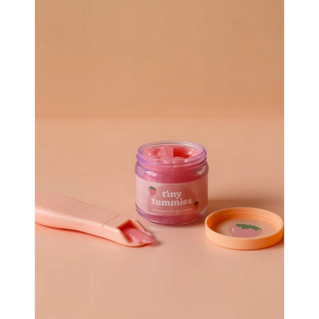 Tiny Tummies pour Poupées - Crème Anglaise aux Fraises - Tiny Harlow