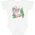 thumbnail image 3 of Inktastic Axolotl Unicorn with Rainbow Tail, Bubbles and Seaweed. Boys or Girls Baby Bodysuit, 3 of 5