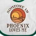 thumbnail image 4 of Inktastic Someone in Phoenix Loves Me Boys or Girls Baby Bib, 4 of 4