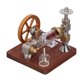 thumbnail image 2 of Stirling Engine, Stainless Steel Body Easy To Use Adjustable Speed Free Piston Stirling Generator For Mechanical Learning ANGGREK Otros, 2 of 8