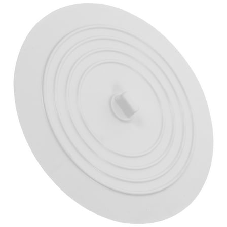 HEANUJJ Universal Bath Tub Stopper White Rubber Drain Plug Fits Bathroom Sinks and Kitchen Tub