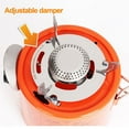 2 in 1 Portable Propane Heater & Stove, Outdoor Camping Gas Stove Camp