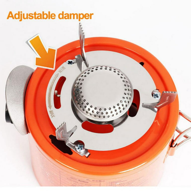Pitrice 2 In 1 Portable Heater Stove Camp Tent Heater Outdoor Camping Gas Stove For Kitchen Ice Fishing Backpacking Hiking
