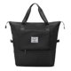 thumbnail image 1 of Bolsa de equipaje de Viaje Ticfox elegante suave impermeable Bolsa deportiva gimnasio color negro tamaño libre, 1 of 13