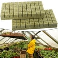thumbnail image 4 of 50pcs Hydroponic Grow Starter Cubes 50/100 Pcs Rockwool Propagation Media for Cloning Seedling Garden Plants 25x25x40mm Fangkenuo, 4 of 9
