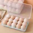 thumbnail image 7 of UDIYO Egg Storage Box High Capacity Anti-Collision Transparent Visible 15 Grid Refrigerator Egg Fresh-keeping Box Kitchen Accessories, 7 of 7