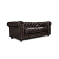 thumbnail image 3 of Sala Chesterfield 100% de Piel Genuina Sofá y Love Seat Chocolate ConfortoPiel Chesterfield Grasso, 3 of 5