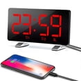 thumbnail image 1 of Despertador Digital, Despertadores Para Dormitorios Con Radio Fm, Alarmas Duales, Pantalla Led De 6', Puerto Usb Para Carga, 4 Brillos, 12/24h, Atenuación Automática, 1 of 5