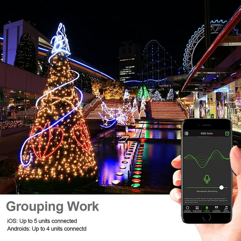 Bluetooth outdoor christmas lights deals