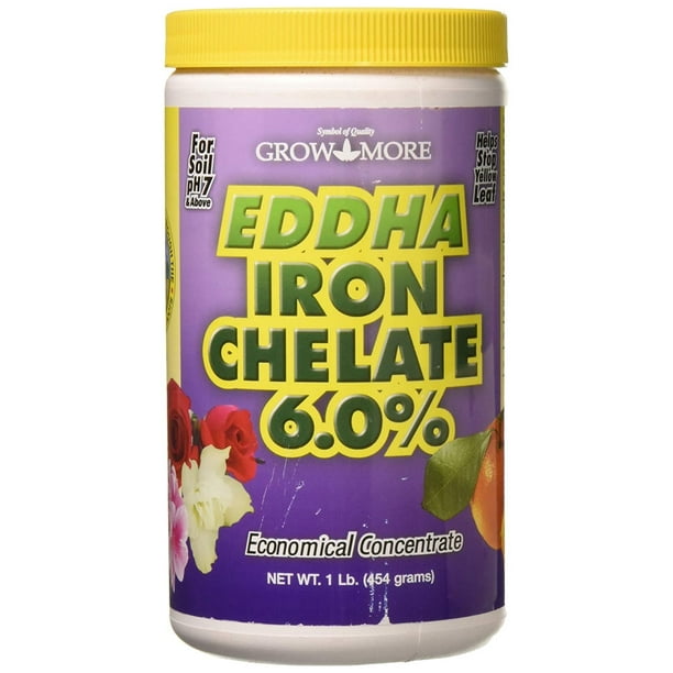 Grow More 6546 EDDHA Iron Chelate, 1Pound