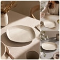 thumbnail image 4 of Oval Shaped Serving Dinner Plate with Inner Groove for Daily Home Meals and Snack Serving, 4 of 6