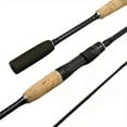 thumbnail image 4 of Carbon Fiber Fishing Rod-black Rod Body, Imitation Wood Handle-180cm/70.86inch-medium-fast Speed, Medium-light Feel-can Be Used with A Variety of Lures-general Purpose Rod for All Ages, 4 of 8