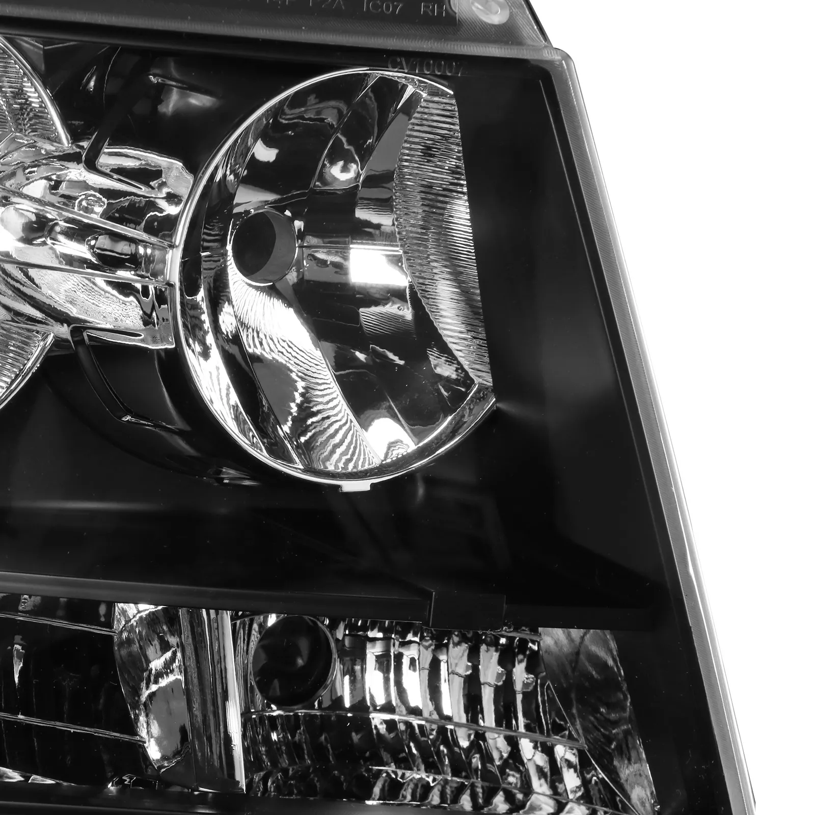 MOSTPLUS Headlights Assembly for 2007-2013 Chevy Suburban 1500 2500 Tahoe Avalanche