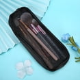 thumbnail image 3 of Bolsa de Herramientas de Cepillos con Diseños de Cuadrícula Huecos Convenientes, Estuche de Cepillos, Vestir de Vije Ligero y Transpirable para maquillaje de regalos navideños, 3 of 7