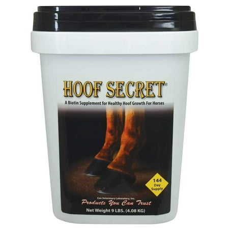 Cox Veterinary Laboratory, Inc. Hoof Secret Biotin Supplement for Healthy Hooves, 9 Lbs