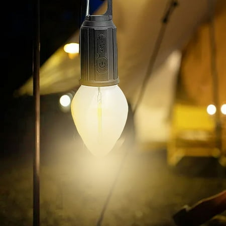 

Explore nature Easter Camping Outdoor Hanging Type C Charging Retro Bulb Light New LED Home Emergency Lamp Tungsten Wire Tent Summer Wife BBQ