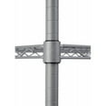 thumbnail image 2 of TRINITY 5-Tier Outdoor Commercial Wire Shelving Rack w/Wheels, 48x18x72 - Gray, 2 of 3