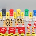 thumbnail image 4 of Juguetes de señales de tráfico, juguetes educativos para edades tempranas, modelo DIY, juego de señales de escena, o para juego de coches 67 miniseñales de tráfico, 4 of 4
