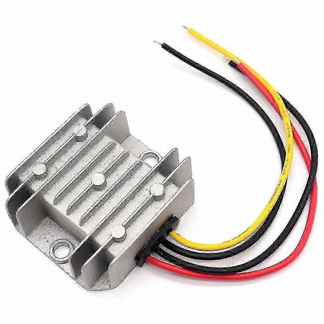 24V to 12V DC Converter, 5A 60W Waterproof Voltage Transformer with Aluminum Housing