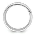 thumbnail image 5 of Auriga Fine Jewelry 925 Sterling Silver 6mm Wedding Band Ring Size 8.5 for Women, 5 of 6