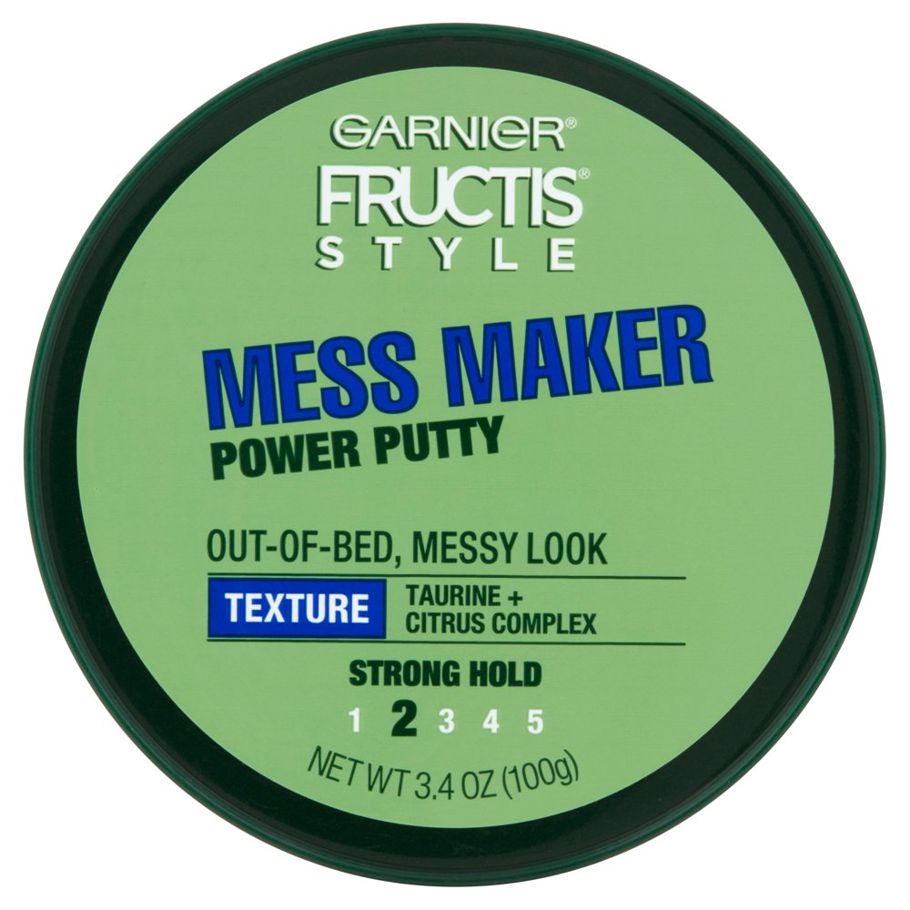 Garnier Fructis Style Mess Maker Power Putty, For Men, 3.4 oz
