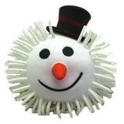 Smiling Snowman w/Top Hat Spiny, Squish Ball - By Ganz