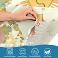 thumbnail image 4 of Yayeee Kitchen Valance Rod Pocket 54" x 18" Living Room Window Curtain, Beige Clouds, 4 of 6