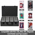thumbnail image 4 of Aluminum Card Storage Case for 150+ Graded Sports Cards - Fits PSA, CSG, BGS, 4 of 7