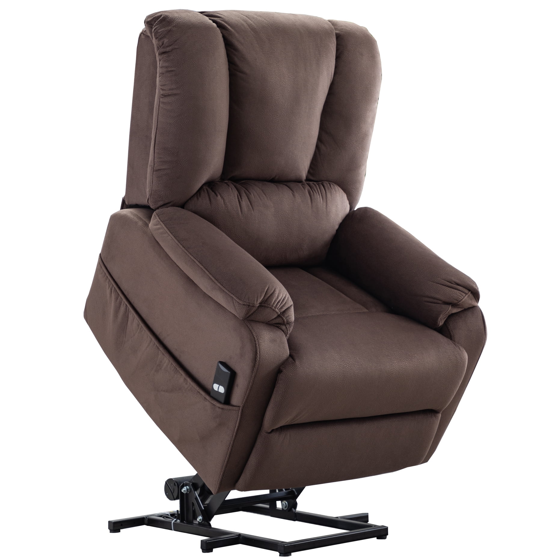 Adjustable Angle Microfiber Power Lift Electric Recliner Chair, Soft Fabric Sofa Fabric Living 