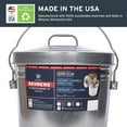thumbnail image 2 of Behrens 6106K Galvanized Steel Locking Lid Trash Can, 6-Gallon, 2 of 11
