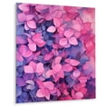 thumbnail image 2 of Designart "Purple Pink Violets Dream Floral Fantasy" Floral Metal Wall Art Prints, 2 of 5