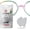 Clear, variant on Setex Anti-Slip Kids Eyeglass Nose Pads, Ultra-Thin Clear, 5 Pairs