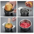thumbnail image 3 of Pomegranate Peeling Tool Set Pomegranate Deseeder Stainless Steel Pomegranate Peeler With Bowl Pomegranate Aril Removal Tool Pomegranate Seeder Peeling Tool Easy Disassembly Set Smooth Edge Carrot, 3 of 4