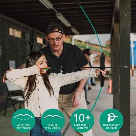 AMEYXGS Archery Children Gift Recurve Bow Kit Toy