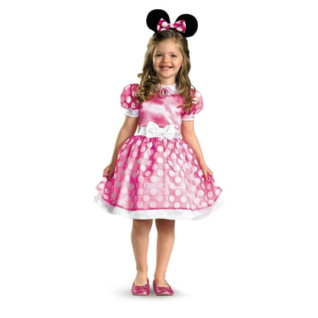 Minnie Mouse Clubhouse Classic Toddler Costume - 2T (2T, As (Best Minnie Mouse Costume)