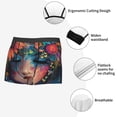 thumbnail image 3 of Gaeub Bohemian Colorful Flower Woman Print Men's Boxer Briefs,Super Fit Boxer Briefs for Men,Quick-Dry Underwear with 4-Way Stretch-Large, 3 of 5