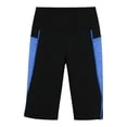 thumbnail image 6 of Hurx Capri Leggings with Pockets for Women Tummy Control Knee Length Leggings Yoga Pants Women Capri Pants Workout Blue,3XL, 6 of 7