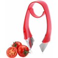 thumbnail image 4 of Extractor de tallo de fresa - pelador de ojos de piña - herramienta de piña de patata de tomate, clip pelador de piña de frutas y verduras, quitar tallo de fresa, 4 of 5