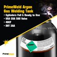 PrimeWeld 100 Argon Gas Welding Tank Full 125CF DOT 3AA USA CGA