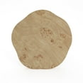 thumbnail image 6 of LuxenHome Burl Wood Finish Manufactured Wood 19.3-Inch Tall End and Side Table with Irregular Shape Top, 6 of 8