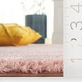 thumbnail image 4 of SAFAVIEH Tahoe Trudi Distressed Shag Area Rug, Pink/Ivory, 6'7" x 6'7" Round, 4 of 7