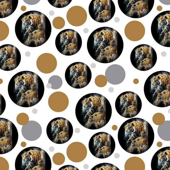Orange Bengal Tigers Premium Gift Wrap Wrapping Paper Roll