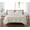 Ivory, variant on Cannon Heritage Solid 100% Microfiber Polyester White 2-Piece Twin XL Quilt Set, Solid Casual themed, Adult Bedding, OEKO-TEX Certified