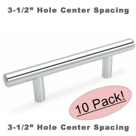 Cosmas 305 3 5ch Polished Chrome Cabinet Hardware Euro Style Bar