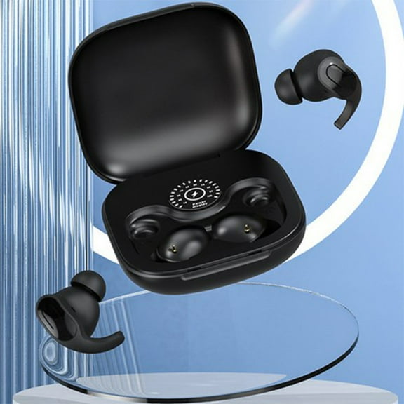 Oggfader Wireless Earbuds Wireless Earbuds Bluetooth 5.3 In Ear Light Weight Headphones Built In Microphone IPX5 Immersive Sound Headset With Charging Case Black