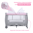 thumbnail image 4 of Cuna Corral Dodo Baby Lumi Con Cambiador Y Mosquitero Rosa, 4 of 10